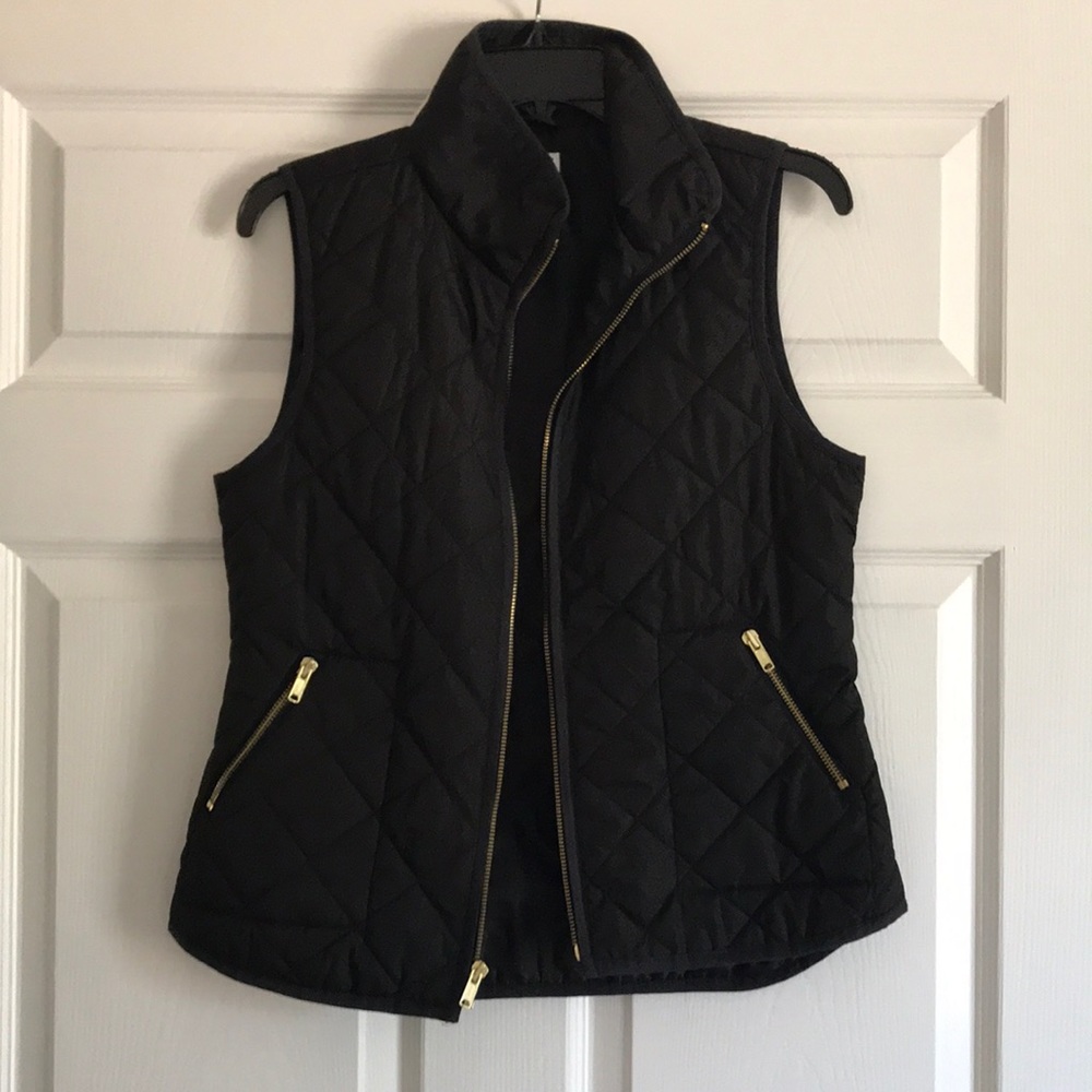 Black Quilted vest